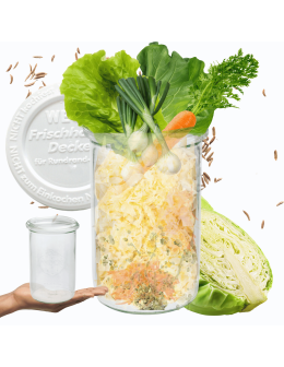 Słoik Weck 1l MOLD plastikowe wieko 1szt do kaszy ryżu kawy 1050