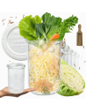 Słoiki Weck 1050ml 1l MOLD mąka ryż makaron plastikowe wieka MIARKA 6szt