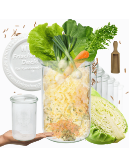 Słoiki Weck 1050ml 1l MOLD sypkie produkty plastikowe wieka MIARKA 12szt