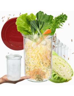 Słoiki Weck 1l plyny MOLD szczelne silikonowe wieka 12szt 1050