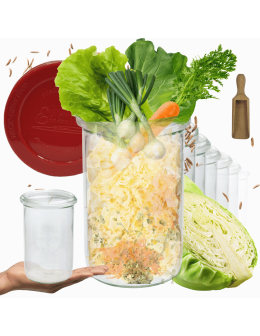 Słoiki Weck 1050ml 1l płyny MOLD szczelne silikonowe wieko 12szt miarka