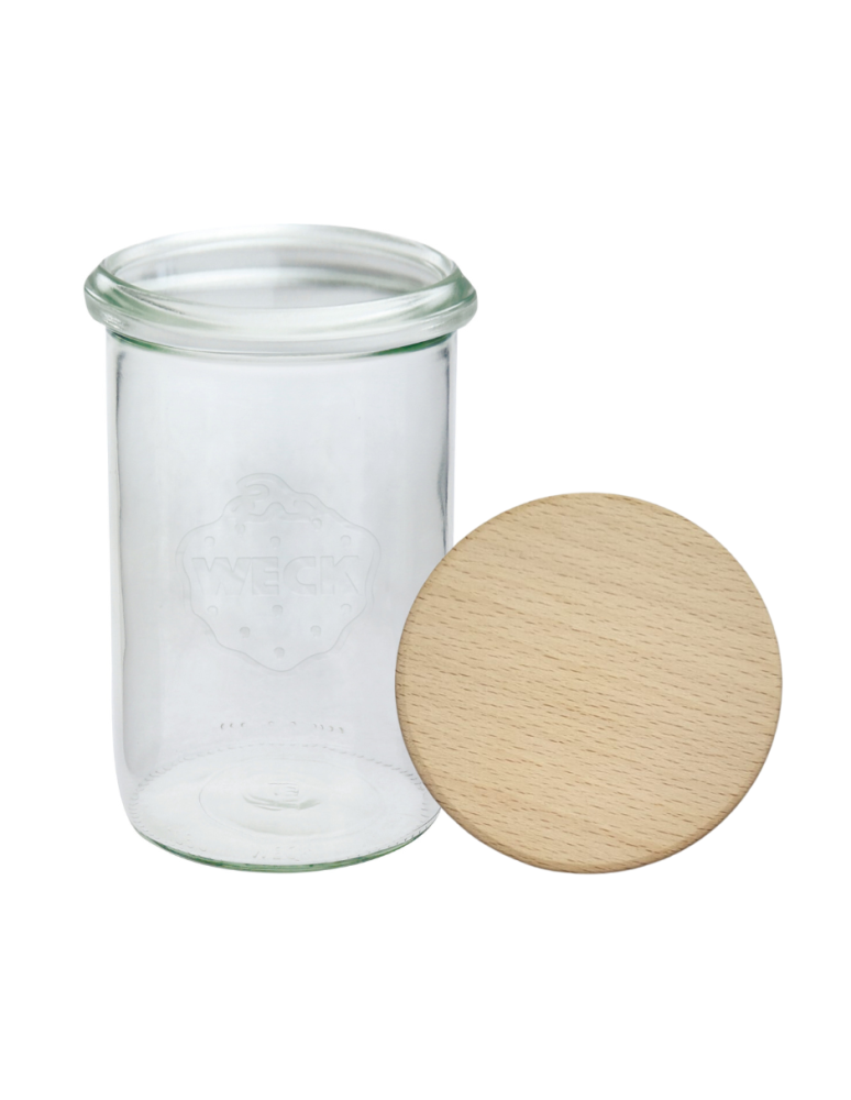 Słoiki weck - Słoik Weck 1050ml 1l na cukierki MOLD sypkie produkty drewniane wieko 1szt - product b2b.wamar.biz 2