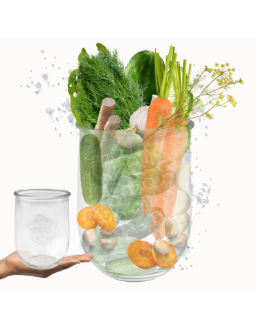 Słoik Weck 1l słoik szklany pojemnik TULIP słoik na przetwory 1szt 1062