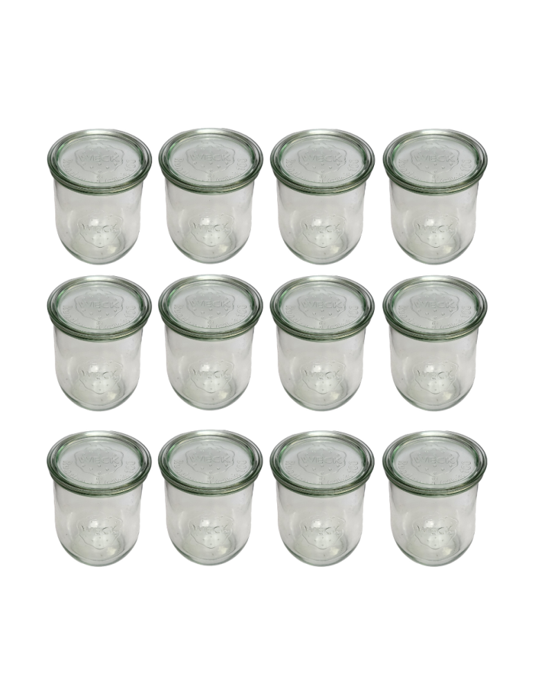 Słoiki weck - Słoiki Weck 1l słoiki szklane pojemniki TULIP wieka szkło 12szt 1062 - product b2b.wamar.biz 2