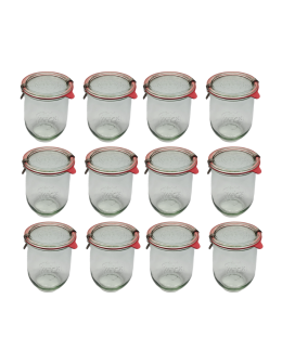 Słoiki Weck 1062 1l na wypieki TULIP żaroodporne zapinki wieko gumka 12szt - product 2