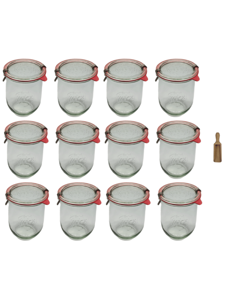 Słoiki weck - Słoiki Weck 1062 1l na sok TULIP żaroodporne miara spinki wieko gumka 12szt - product b2b.wamar.biz 2