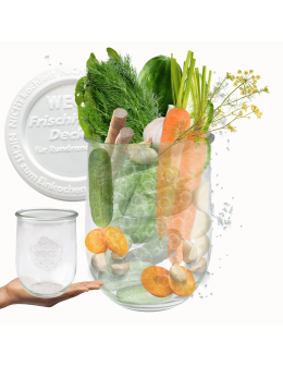 Słoik Weck 1l TULIP plastikowe wieko 1szt do kaszy ryżu kawy 1062