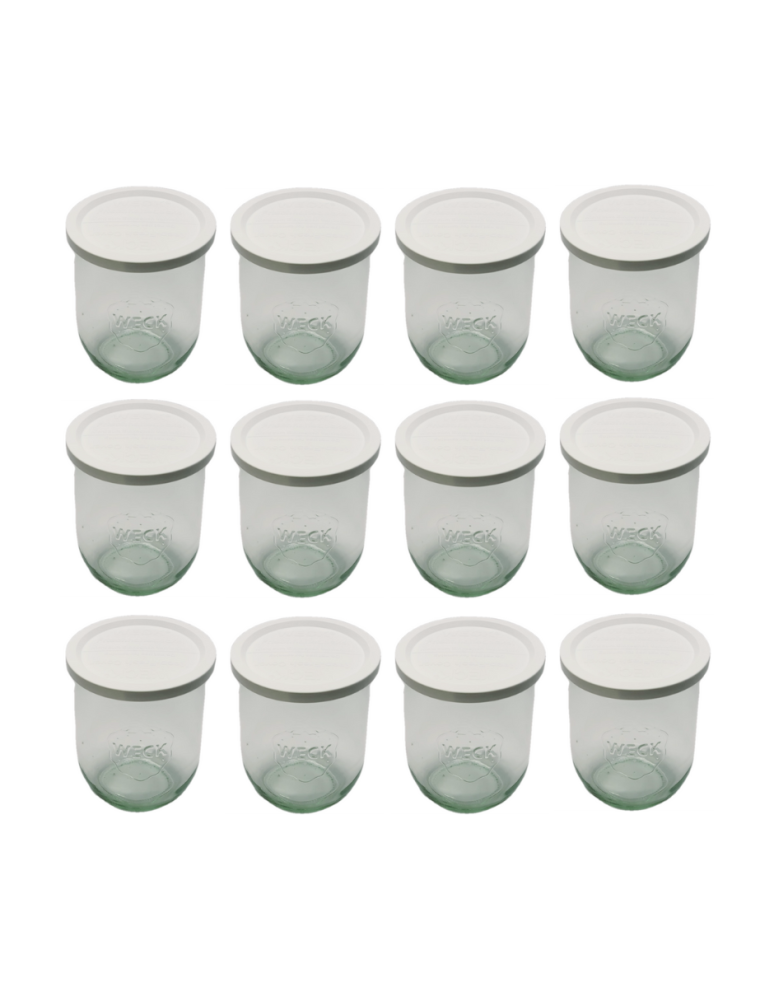 Słoiki weck - Słoiki Weck 1062ml 1l TULIP do kawy herbaty  weki plastikowe wieka 12szt - product b2b.wamar.biz 2