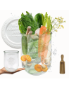Słoik Weck 1062ml 1l  TULIP produkty sypkie plastikowe wieko MIARKA 1szt