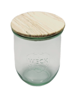 Słoik Weck 1062 1l na cukierki TULIP sypkie produkty drewniane wieko 1szt - product 2