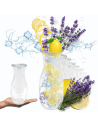 Karafki 1062ml Weck 1L 6szt do wody wina soku napoju butelka