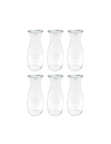 Karafki 1062ml Weck 1L 6szt do wody wina soku napoju butelka - product 2