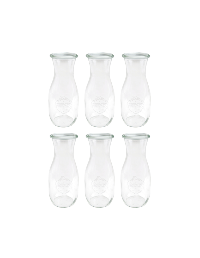 Słoiki weck - Karafki 1062ml Weck 1L 6szt do wody wina soku napoju butelka - product b2b.wamar.biz 2