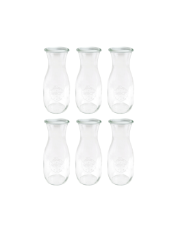 Karafki 1062ml Weck 1L 6szt do wody wina soku napoju butelka - product 2