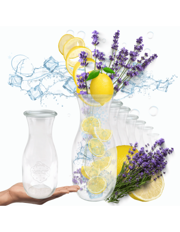 Karafki 1062ml Weck 1L 12szt do wody wina soku napoju butelka