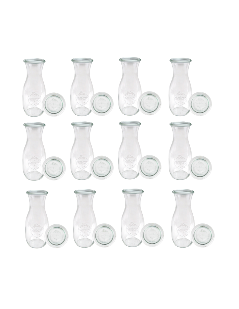 Słoiki weck - Karafki 1062ml Weck 1L wieka szkło 12szt do wody wina soku - product b2b.wamar.biz 2