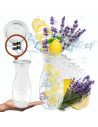 Karafki 1062ml Weck 1L zapinki wieko gumka 6szt do wody wina soku