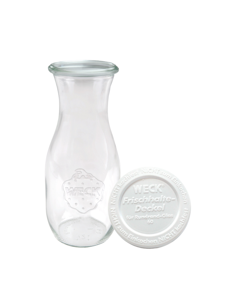 Słoiki weck - Karafka 1062ml Weck 1L plastikowe wieko 1szt do wody wina soku - product b2b.wamar.biz 2