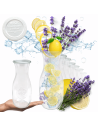 Karafki 1062ml Weck 1L weki plastikowe wieka 12szt do wody wina soku