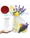 Karafki 1062ml Weck 1L szczelne silikonowe wieka 6szt butelka