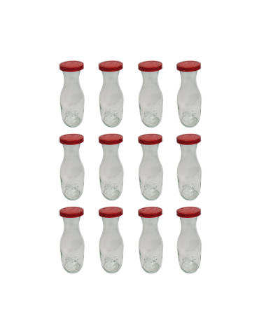 Karafki 1062ml Weck 1L szczelne silikonowe wieka 12szt butelka - product 2