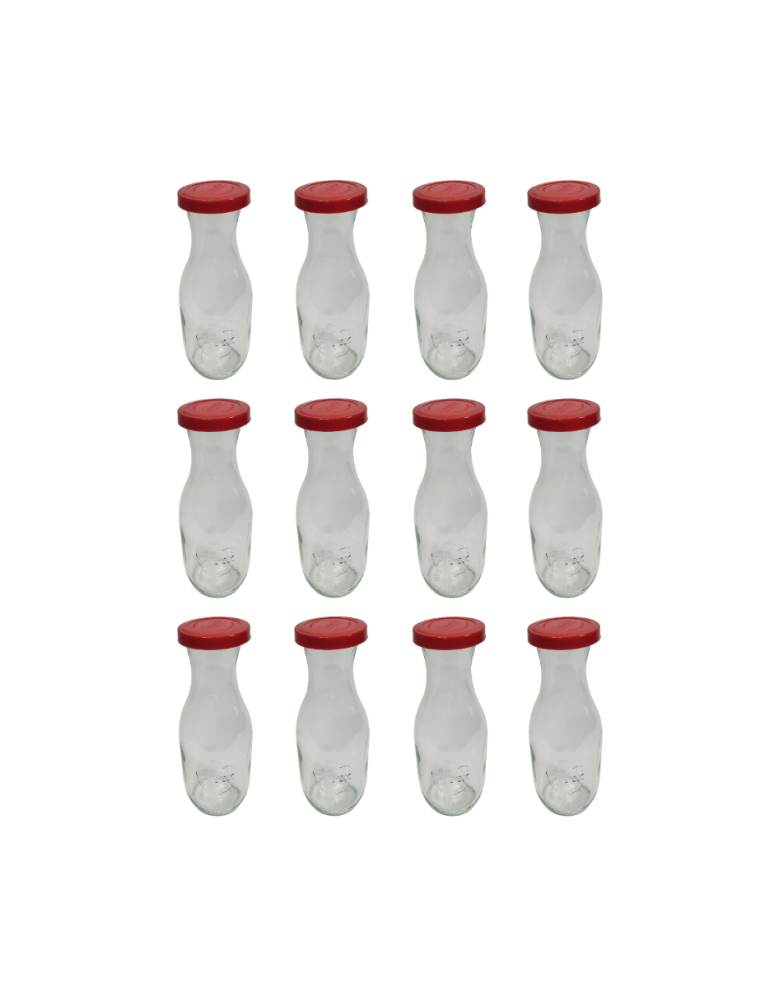 Słoiki weck - Karafki 1062ml Weck 1L szczelne silikonowe wieka 12szt butelka - product b2b.wamar.biz 2