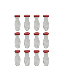 Karafki 1062ml Weck 1L szczelne silikonowe wieka 12szt butelka - product 2