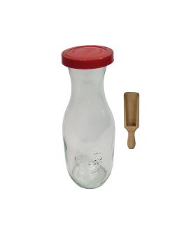Karafka 1062ml Weck 1L silikonowe wieko 1szt miarka butelka - product 2