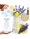 Karafki 1062ml Weck 1L wieka drewno 6szt miarka do wody wina soku