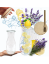 Karafki 1062ml Weck 1L szczelne drewniane wieka 6szt nabierak