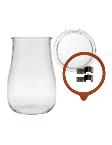 Słoik Weck 1,75l wazon TULIP zapinki wieko gumka 1szt do pieczenia 1750ml - product 2