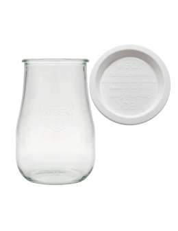 Słoik Weck 1750ml 1,75l wazon TULIP plastikowe wieko 1szt wek słoje słój - product 2