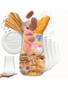 Słoiki Weck 1750ml 1,75l wazon TULIP weki plastikowe wieka 6szt słoje weki