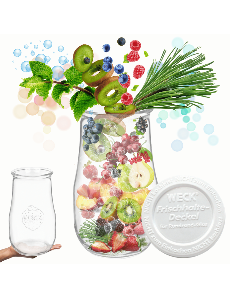 Słoiki weck - Słoik Weck 2,7l 2700ml wazon TULIP plastikowe wieko 1szt wek słój słoiki - produkt b2b.wamar.biz 1