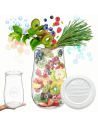 Słoik Weck 2,7l 2700ml wazon TULIP plastikowe wieko 1szt wek słój słoiki