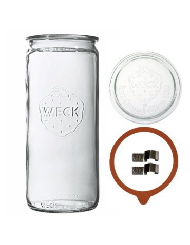 Słoik Weck 1575 1,575 wazon MOLD słoje słój zapinki wieko gumka 1szt CYLINDER - product 2