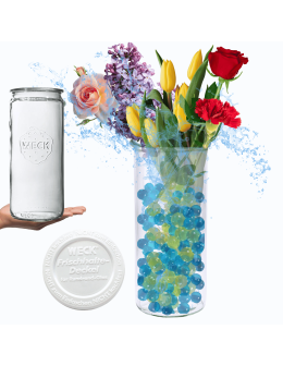 Słoik Weck 1575 1,575l wazon MOLD plastikowe wieko 1szt TRWAŁY CYLINDER wek