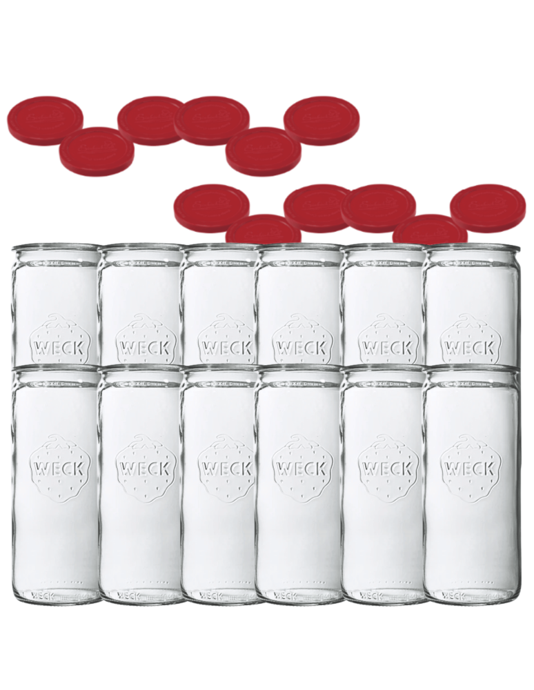 Słoiki weck - Słoiki Weck 1575ml 1,575l wazon MOLD szczelne silikonowe wieka 12szt CYLINDER - product b2b.wamar.biz 2