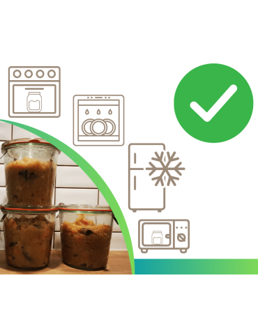 Słoiki weck - Blaszki zapinki spinki do słoika słoików WECK do szklanych wieczek 2 szt - product 4