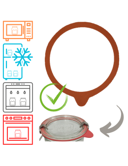 Gumka uszczelka do słoika słoików WECK do szklanych wieczek 1 szt 80mm