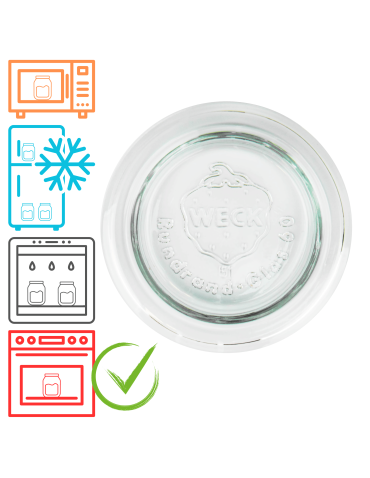 Szklane wieko do słoika słoików WECK szklane wieczko 1 szt 60mm pokrywka