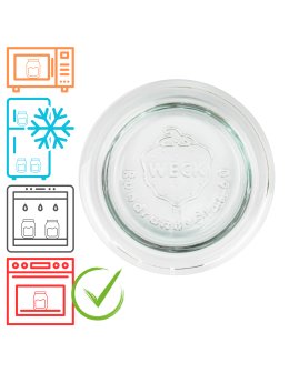 Szklane wieko do słoika słoików WECK szklane wieczko 1 szt 60mm pokrywka