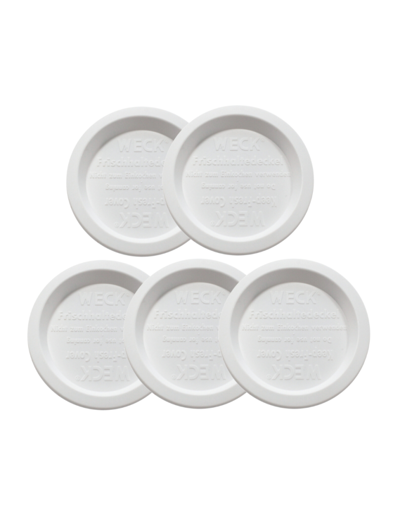 Słoiki weck - Plastikowe wieka do słoika słoików WECK pokrywki z tworzywa 5 szt 80mm - produkt b2b.wamar.biz 2