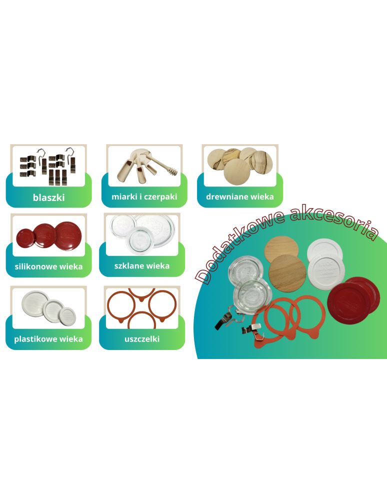 Słoiki weck - Plastikowe wieko do słoika słoików WECK pokrywka z tworzywa 1 szt 80mm - product b2b.wamar.biz 6