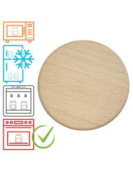 Drewniane wieko do słoika słoików WECK pokrywka z uszczelką 1 szt 80mm