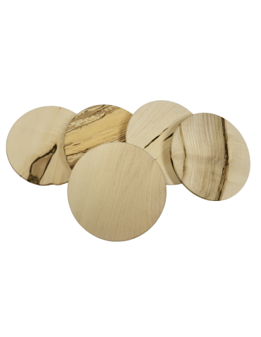Drewniane wieka do słoika słoików WECK pokrywki z uszczelką 5 szt 100mm - product 2