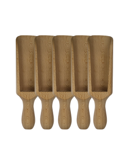 Drewniane miarki do słoika słoików WECK miarka do przypraw 5 szt 11 cm - product 2