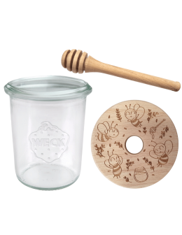 Słoik na miód słoik do miodu z nabierakiem WECK 160ml dozownik miodu W1 eko - product 2