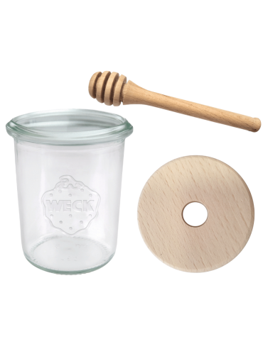 Słoik na miód słoik do miodu z nabierakiem WECK 160ml dozownik miodu W5 eko - product 2