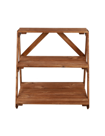 Kwietniki - Regał na doniczki kwietnik stojak na kwiaty półka na kwiaty drewniany DUŻY - product 3